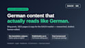 write native german content