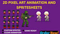 make street fighter pixel  character video game asset 2d sprite sheet rpg maker