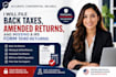 file back taxes, amended tax returns, and missing irs form 1040 returns