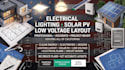 do electrical lighting layout solar pv, low voltage layout virginia california