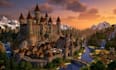 minecraft builder minecraft castle minecraft map lobby spawn house hub terrain