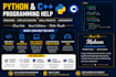 do python and cpp programming tasks and assignments