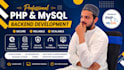 develop PHP mysql backend and database for your website