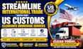 be your US customs clearance consultant for import export trade