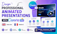 design professional animated presentations with canva pro in english and french