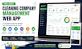 build a cleaning company management web app and admin dashboard