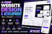design and develop a premium website in figma