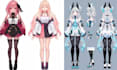 design custom live2d vtuber model, anime vtuber
