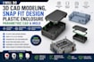 do 3d cad modeling,snap fit design plastic enclosure parametric cad and mold
