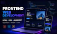 use HTML, CSS, js to design responsive front end website