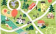 create a city map, street map, tourist map, urban map, and vector map