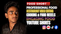 professionally edit food and restaurant videos