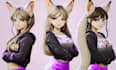 create detailed nsfw furry reference sheet ready for commissions