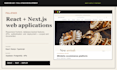 develop your full stack react and nextjs web app