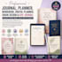 journal, planner, workbook, digital planner, ebook design and KDP journal