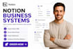 build notion workspace notion crm, notion template, notion client portal