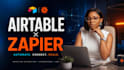 build your airtable database, zapier automation, softr webapp, CRM integrations