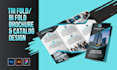 do professional bifold brochure, trifold brochure and catalog design