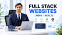 website development as full stack web developer, front end, backend developer