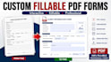 create custom fillable PDF forms
