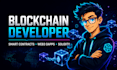 work as a blockchain developer for solidity smart contracts, web3 and dapp