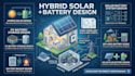 do hybrid solar battery design solar battery system design off grid sizing