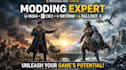 develop custom hoi4, ck3, skyrim and fallout 4 game mods