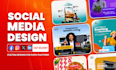 design high converting ad creative, meta ads, and social media posts