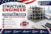 be your structural engineer for structural design and calculation