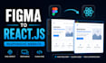 convert figma to reactjs responsive website