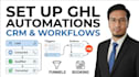 set up gohighlevel CRM automation workflows and lead nurturing pipeline
