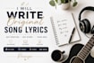 write original song lyrics for your ideas and emotions