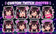 create twitch emotes, chibi emotes and sub badges