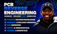 reverse engineer pcb, recreate schematic, pcb layout, bom and gerber files