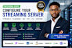 configure you an iptv server, xtream ui, flussonic, api, vps, tls hosting
