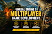develop unreal engine 5 multiplayer games using blueprint and c plus