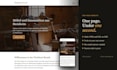 build a fast static one page website in HTML CSS javascript