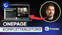 do landing page design onepage io website design and onepage io