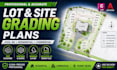 design lot grading, site grading and civil 3d grading plans