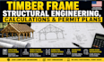 create timber frame structural engineering, calculations and permit ready