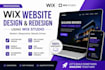 develop custom wix websites using wix studio design wix website redesign  wix