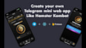 crypto telegram game bot, telegram mini app, telegram webapp, game bot develope