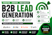 do b2b lead generation, targeted leads, linkedin leads, and email list building