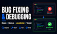 fix react next js javascript typescript and vercel bugs
