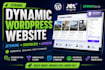 build dynamic wordpress website, jetengine website, crocoblock database site