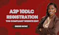 do a2p 10dlc registration, a2p campaign registration and tcr
