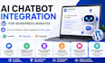 integrate chatgpt chatbot and openai API into wordpress and shopify website