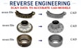 reverse engineering from 3d scan images stl obj to step solid cad model