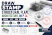 draw stamp structural plan, architecture, mep ca, ohio ny, ma stamp