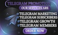 do telegram promotion increase telegram members  and subscribers